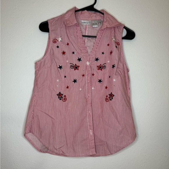 Americana sleeveless top 🛍 - Picture 1 of 2